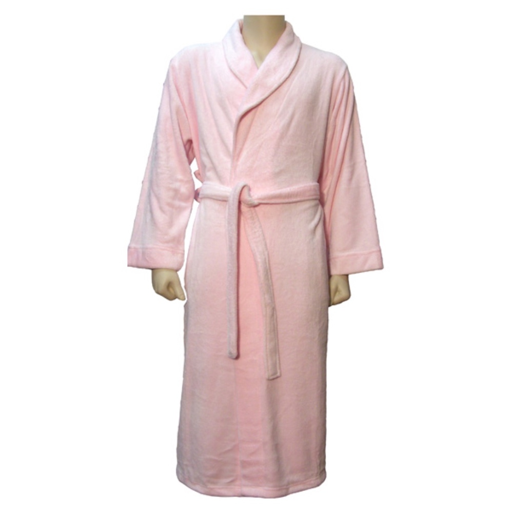 NWT Apollo Luxury Plush Robe Pink, OS